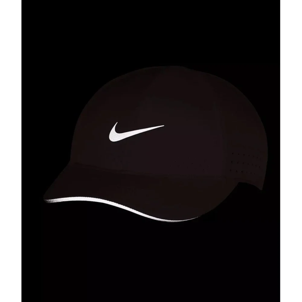 Nike Aerobill Featherlight Running Cap Women's Hat Perforated DRI-FIT 6 Panel‎